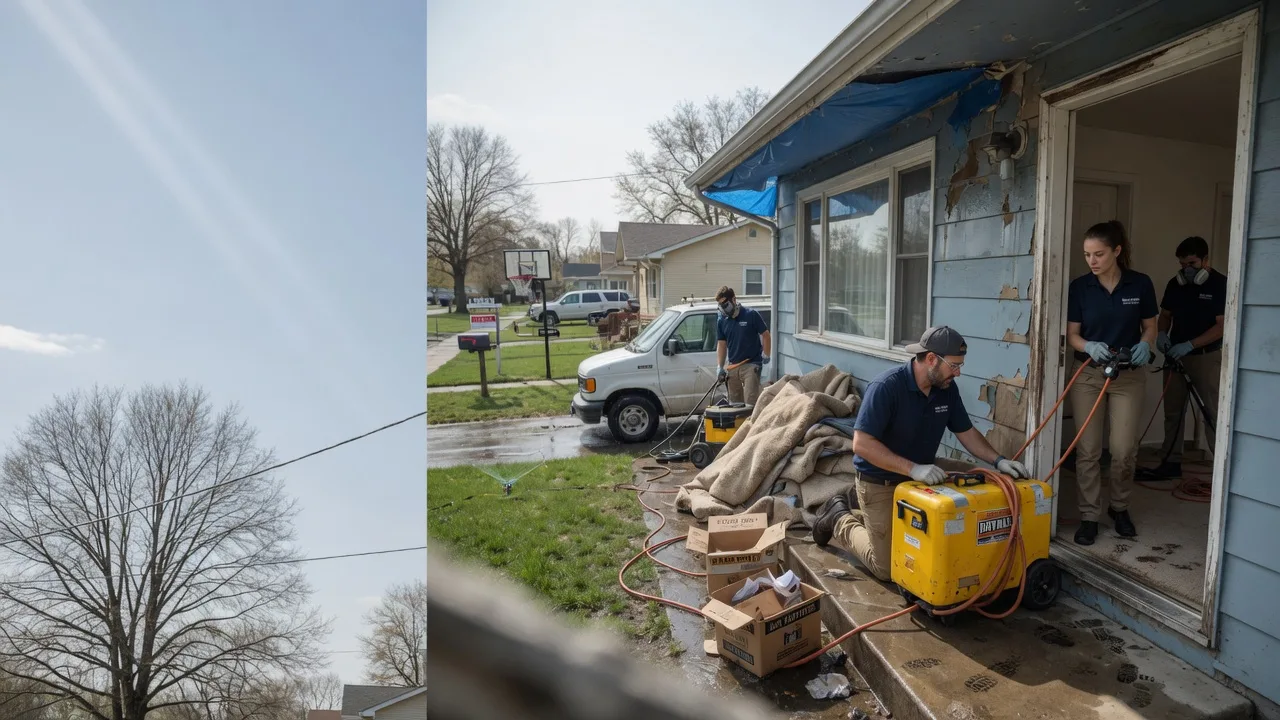 Basement Flood Cleanup in Newport, OH near me